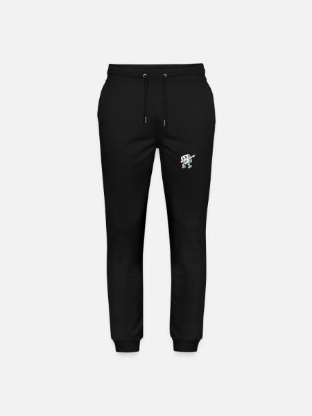 Cute Marshmallow Dab Cartoon - Stanley/Stella Mover Unisex Organic Jogging Trousers - black