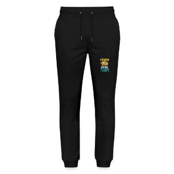 Croatia Party Team - Stanley/Stella Mover Unisex Organic Jogging Trousers - black - Front - Marisol (170cm) & Nik (191cm)