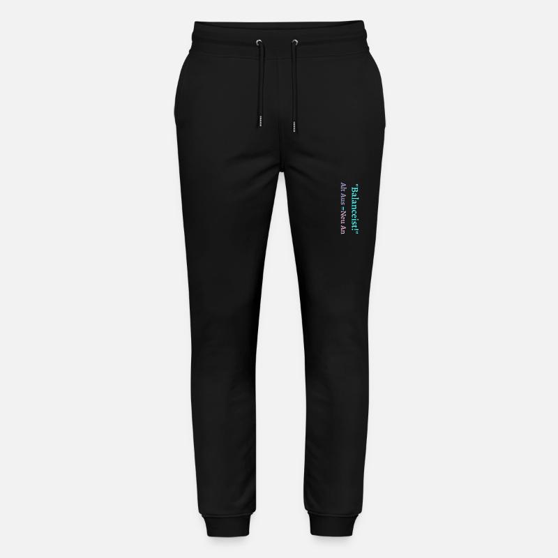 Balancist #1Neu 3 - Stanley/Stella Unisex Bio Jogginghose Mover  - Schwarz