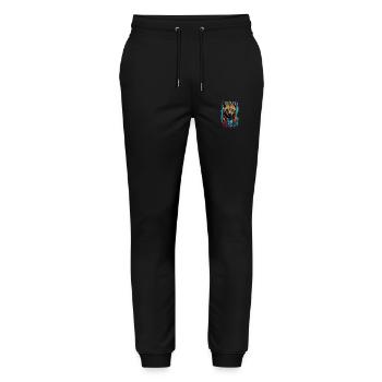 Hyena - Stanley/Stella Mover Unisex Organic Jogging Trousers - black - Front - Marisol (170cm) & Nik (191cm)