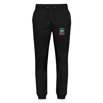 Pool Celebrations Recreation Alcohol - Stanley/Stella Mover Unisex Organic Jogging Trousers - black - Front - Marisol (170cm) & Nik (191cm)