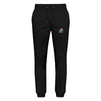 Line Dance Time Line Dancing Dancing - Stanley/Stella Mover Unisex Organic Jogging Trousers - black - Front - Marisol (170cm) & Nik (191cm)