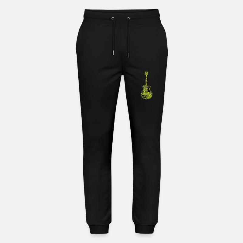 Gitarre - Stanley/Stella Unisex Bio Jogginghose Mover - Schwarz