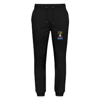 Carnival Costume Carnival - Stanley/Stella Mover Unisex Organic Jogging Trousers - black - Front - Marisol (170cm) & Nik (191cm)