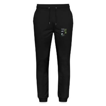 Bogenschütze Freizeit Genauigkeit Bogen - Stanley/Stella Unisex Bio Jogginghose Mover  - Schwarz - Vorne - Marisol (170cm) & Nik (191cm)