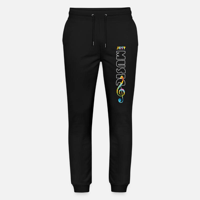Musique tye die - Pantalon de jogging bio MOVER Stanley/Stella unisexe - noir