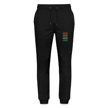 Flute player - Stanley/Stella Mover Unisex Organic Jogging Trousers - black - Front - Marisol (170cm) & Nik (191cm)