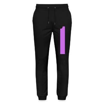 1 - Stanley/Stella Unisex Bio Jogginghose Mover  - Schwarz - Vorne - Marisol (170cm) & Nik (191cm)