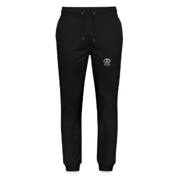 Golden Retriever Dog Head Portrait Cool - Stanley/Stella Mover Unisex Organic Jogging Trousers - black - Front - Marisol (170cm) & Nik (191cm)