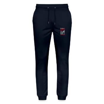 Japan Cosplay Kawaii Kunst - Stanley/Stella Unisex Bio Jogginghose Mover  - Navy - Vorne - Marisol (170cm) & Nik (191cm)