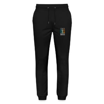 Cow Animal Cow Spots Pasture Animal - Stanley/Stella Mover Unisex Organic Jogging Trousers - black - Front - Marisol (170cm) & Nik (191cm)