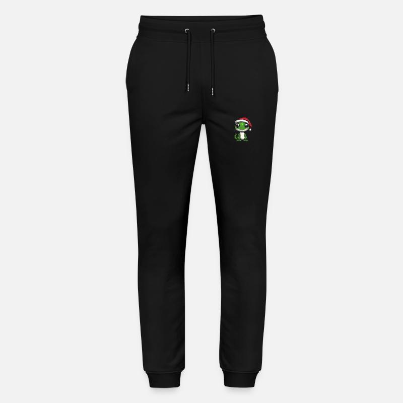 Lézard Noël Mignon - Pantalon de jogging bio MOVER Stanley/Stella unisexe - noir
