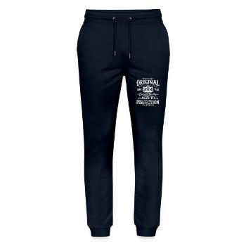 Original 2004 Vintage Vintage Birthday Gift - Stanley/Stella Mover Unisex Organic Jogging Trousers - navy - Front - Marisol (170cm) & Nik (191cm)