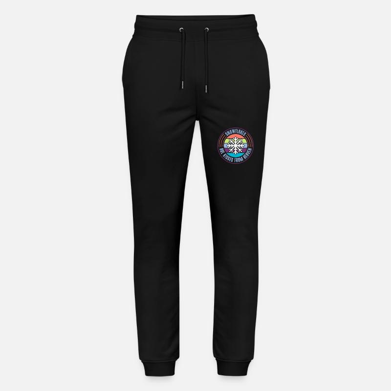 Schneeflocke - Stanley/Stella Unisex Bio Jogginghose Mover  - Schwarz