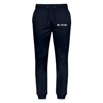 NO WARS - Stanley/Stella Unisex Bio Jogginghose Mover  - Navy - Vorne - Marisol (170cm) & Nik (191cm)