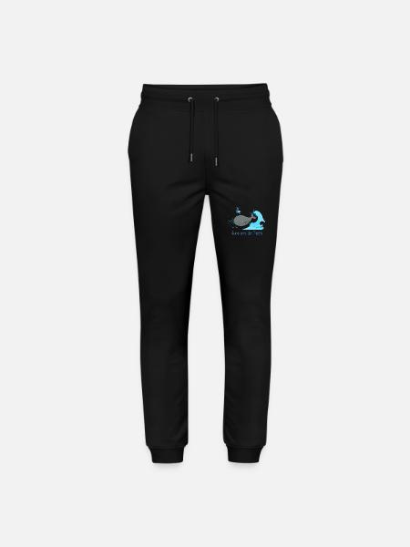 Jona und der Fisch - Stanley/Stella Unisex Bio Jogginghose Mover - Schwarz