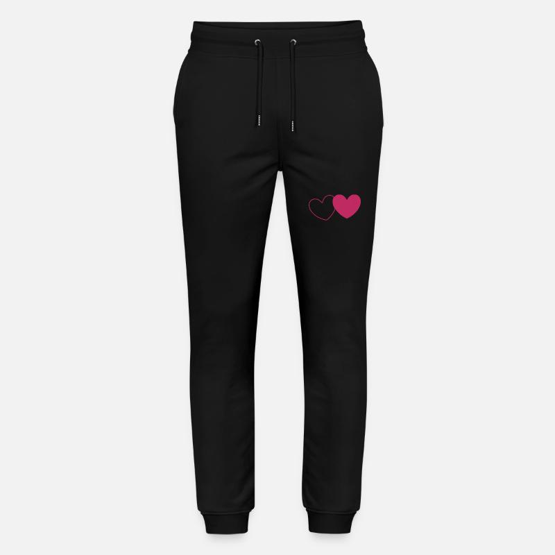 Saint-Valentin, Saint-Valentin, Saint-Valentin - Pantalon de jogging bio MOVER Stanley/Stella unisexe - noir