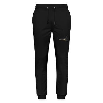 Erzieher - wie Löwenbändiger, nur krasser - Stanley/Stella Unisex Bio Jogginghose Mover  - Schwarz - Vorne - Marisol (170cm) & Nik (191cm)