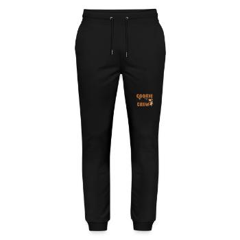 cookie baking crew - Stanley/Stella Unisex Bio Jogginghose Mover  - Schwarz - Vorne - Marisol (170cm) & Nik (191cm)