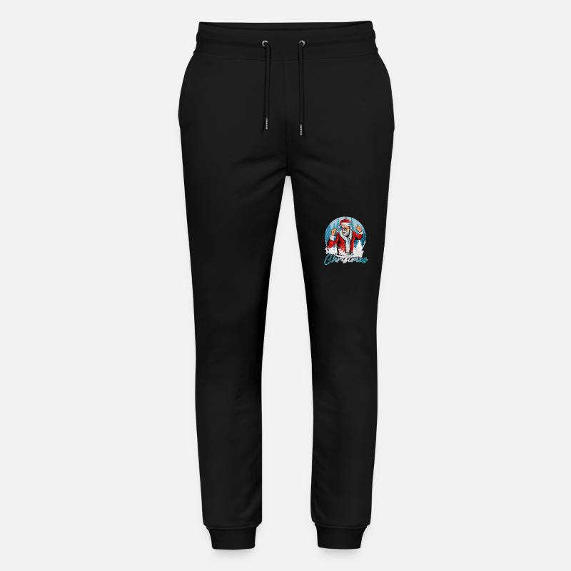 dancing Santa - Stanley/Stella Unisex Bio Jogginghose Mover  - Schwarz