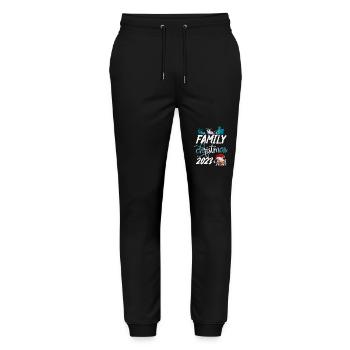 Family Christmas 2023 - Stanley/Stella Unisex Bio Jogginghose Mover  - Schwarz - Vorne - Marisol (170cm) & Nik (191cm)