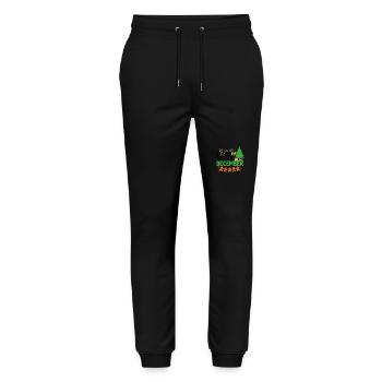Hello December - Stanley/Stella Unisex Bio Jogginghose Mover  - Schwarz - Vorne - Marisol (170cm) & Nik (191cm)