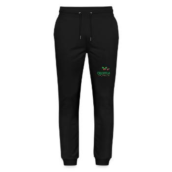 Joyeux Noël Candy Light - Pantalon de jogging bio MOVER Stanley/Stella unisexe - noir - Devant - Marisol (170cm) & Nik (191cm)