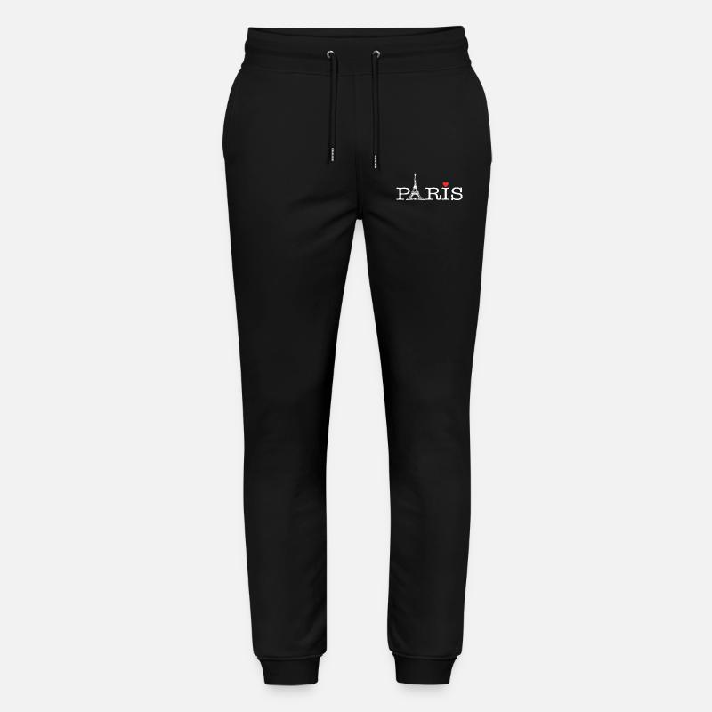 Pariser Liebe - Stanley/Stella Unisex Bio Jogginghose Mover  - Schwarz
