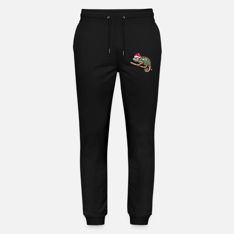 Caméléon de Noël - Pantalon de jogging bio MOVER Stanley/Stella unisexe - noir
