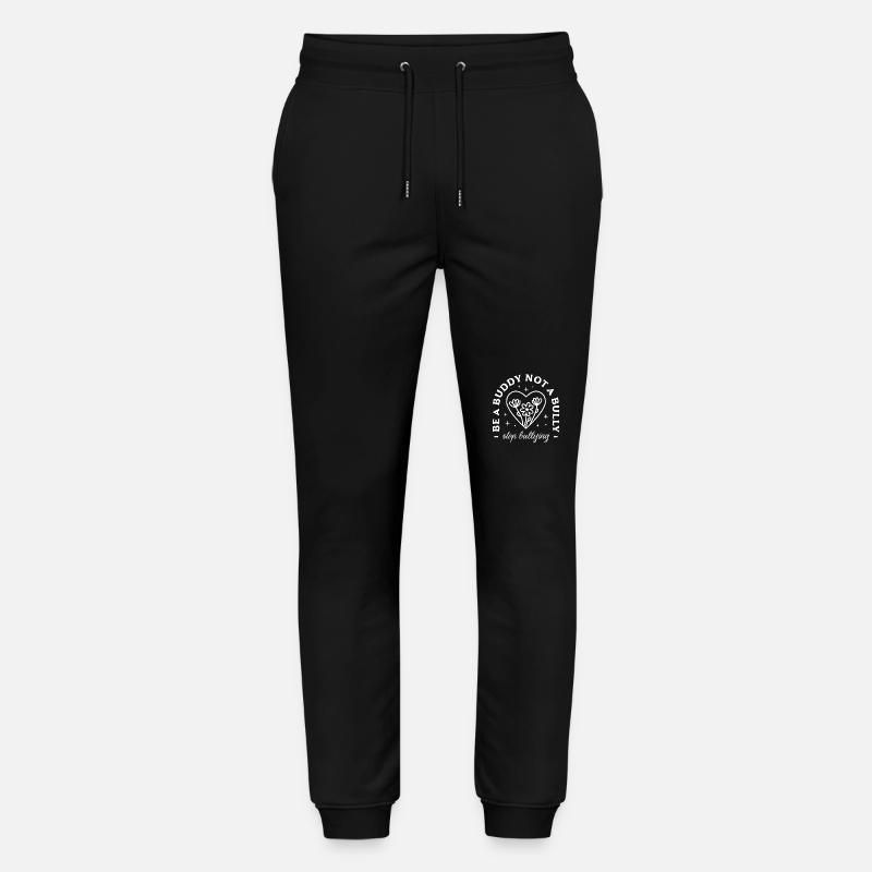 Stop au harcèlement scolaire - Pantalon de jogging bio MOVER Stanley/Stella unisexe - noir