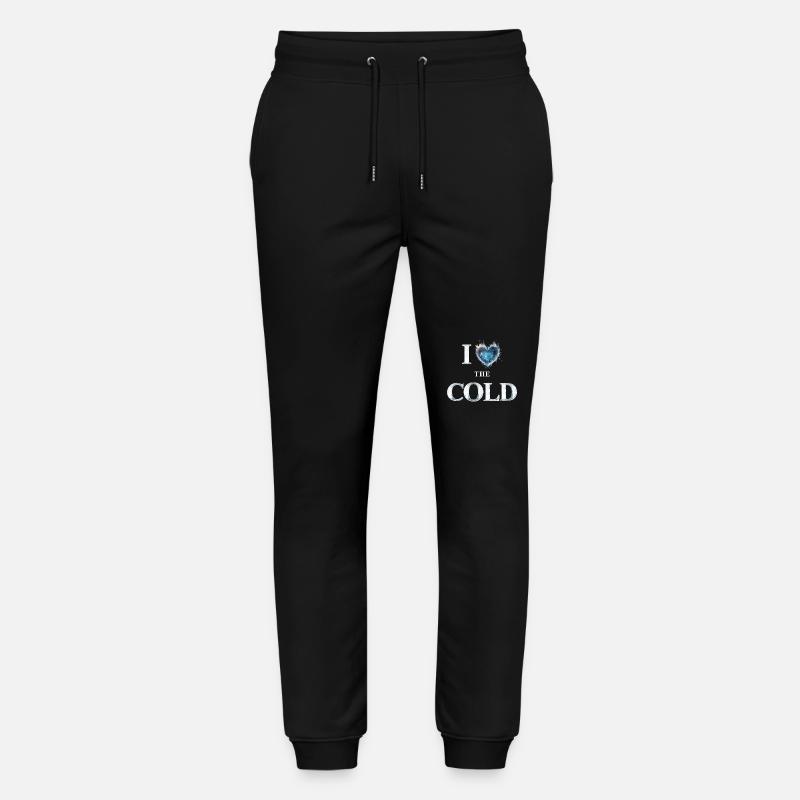 "Ich liebe die Kälte" - Stanley/Stella Unisex Bio Jogginghose Mover  - Schwarz