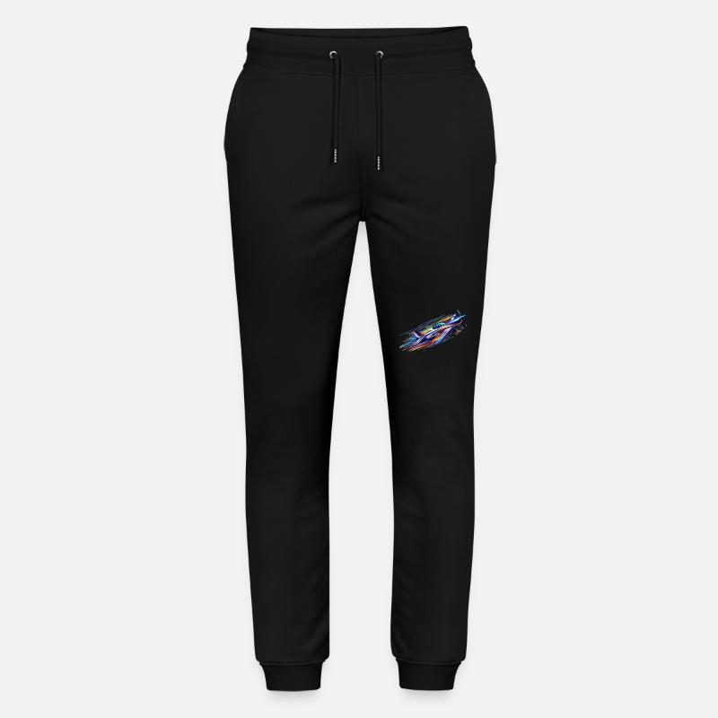 Kunstflugzeug - Stanley/Stella Unisex Bio Jogginghose Mover  - Schwarz