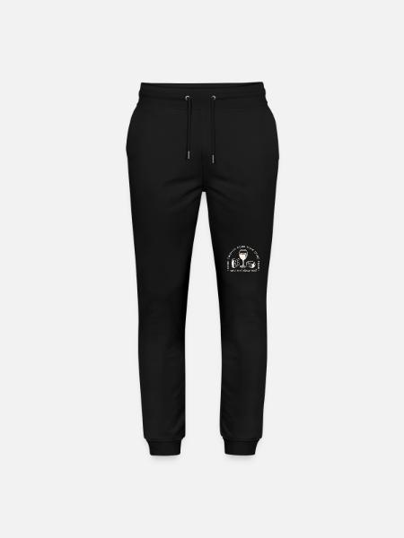 Wine and cheese party night - Stanley/Stella Mover Unisex Organic Jogging Trousers - black