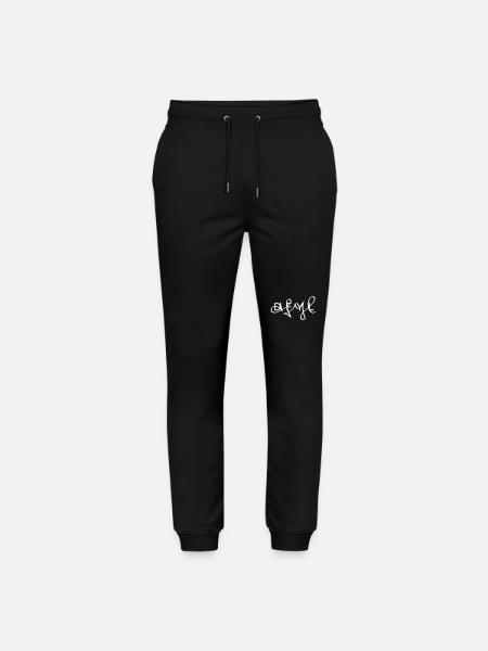 DFYL TypoTwin - Stanley/Stella Unisex Bio Jogginghose Mover  - Schwarz