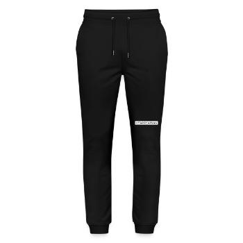Coffeemilkteawaters - Stanley/Stella Mover Unisex Organic Jogging Trousers - black - Front - Marisol (170cm) & Nik (191cm)