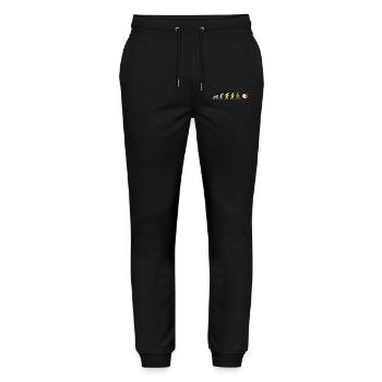 Malerei Retro Künstler Kunst Evolution Farbpalette - Stanley/Stella Unisex Bio Jogginghose Mover  - Schwarz - Vorne - Marisol (170cm) & Nik (191cm)