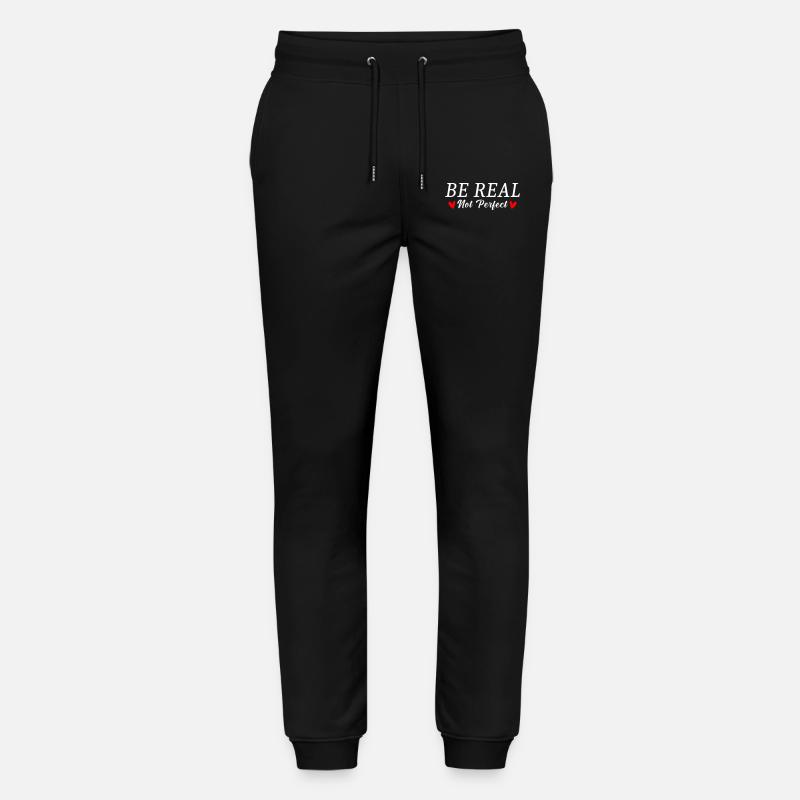 Sei echt nicht Perfekt - Stanley/Stella Unisex Bio Jogginghose Mover  - Schwarz
