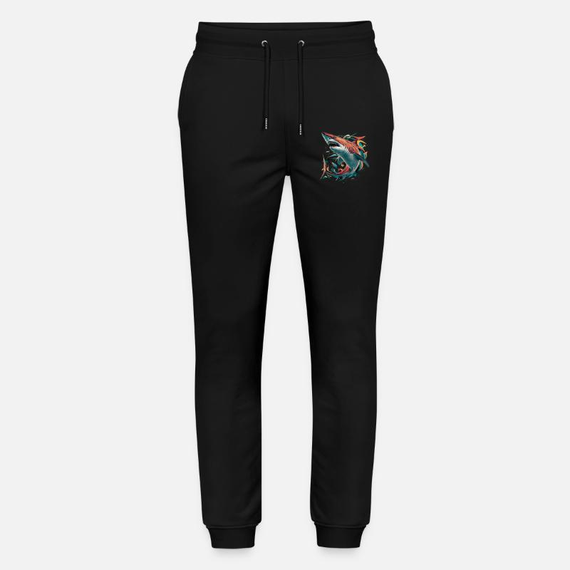 Shark - Pantalon de jogging bio MOVER Stanley/Stella unisexe - noir