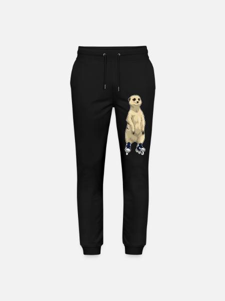 Meerkat Inline skating Inline skates - Stanley/Stella Mover Unisex Organic Jogging Trousers - black