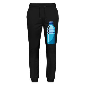 water bottle - Stanley/Stella Mover Unisex Organic Jogging Trousers - black - Front - Marisol (170cm) & Nik (191cm)