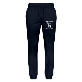 Verglaser Fenster Glasbeschlag Monteur Glasarbeiten - Stanley/Stella Unisex Bio Jogginghose Mover  - Navy - Vorne - Marisol (170cm) & Nik (191cm)
