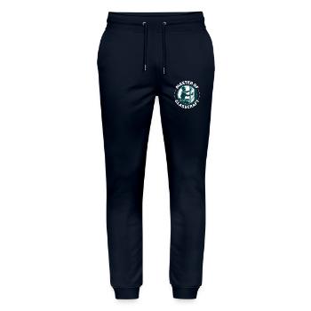Verglaser Fenster Glasbeschlag Monteur Glasarbeiten - Stanley/Stella Unisex Bio Jogginghose Mover  - Navy - Vorne - Marisol (170cm) & Nik (191cm)