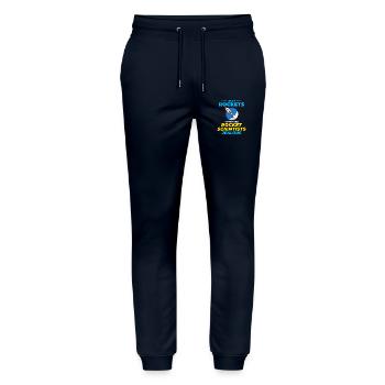 Ingénieur aérospatial Spécialiste des fusées astronautiques - Pantalon de jogging bio MOVER Stanley/Stella unisexe - marine - Devant - Marisol (170cm) & Nik (191cm)