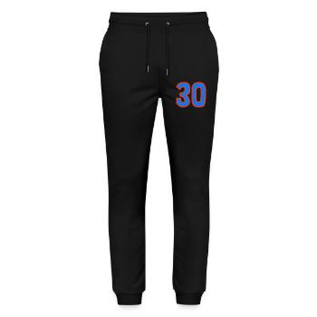 30. 30 YEARS. 30th ANNIVERSARY. 30 YEARS ANNIVERSARY. - Stanley/Stella Mover Unisex Organic Jogging Trousers - black - Front - Marisol (170cm) & Nik (191cm)