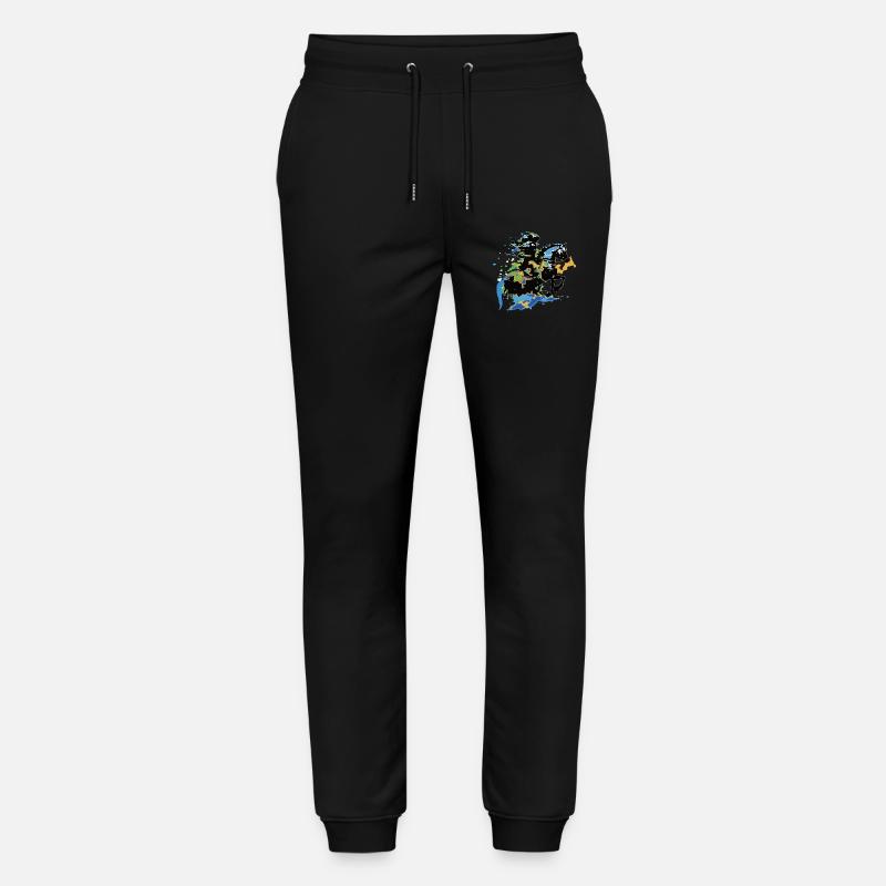 Reiter Pferd bunt - Stanley/Stella Unisex Bio Jogginghose Mover  - Schwarz