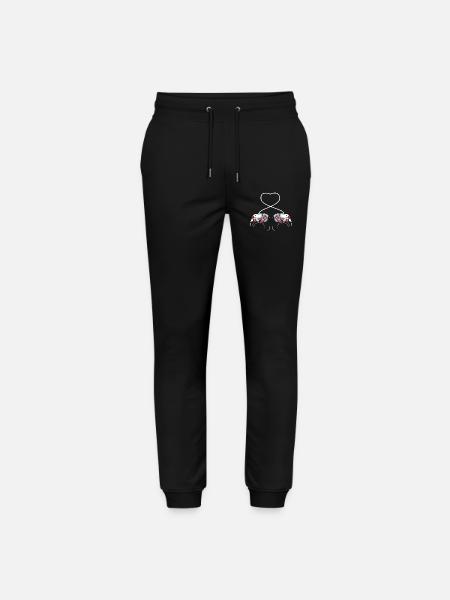 San Valentino Gaming 14 febbraio Videogioco - Pantaloni da jogger unisex ed ecologici Mover di Stanley/Stella - nero