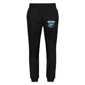 I'm going to be a big brother 2025 - Stanley/Stella Mover Unisex Organic Jogging Trousers - black - Front - Marisol (170cm) & Nik (191cm)