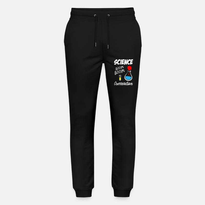 Science Overreaction - Stanley/Stella Unisex Bio Jogginghose Mover  - Schwarz