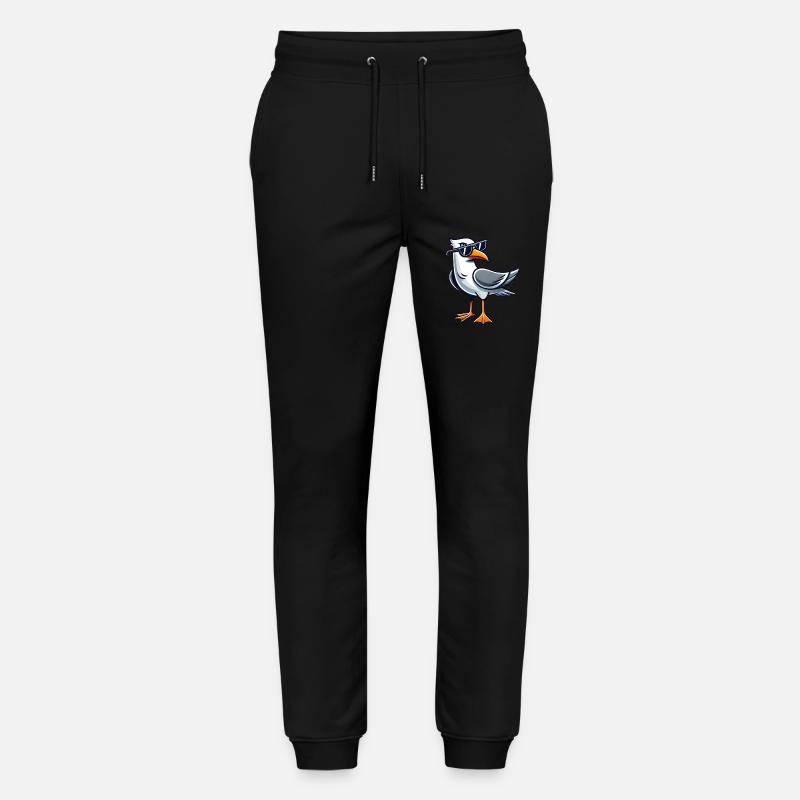 Coole Möwe Küste Nordsee Ostsee Sonnenbrille - Stanley/Stella Unisex Bio Jogginghose Mover  - Schwarz
