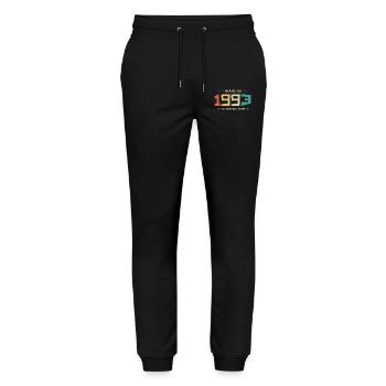 Legendary Since 1993 Original 1993 - Stanley/Stella Mover Unisex Organic Jogging Trousers - black - Front - Marisol (170cm) & Nik (191cm)